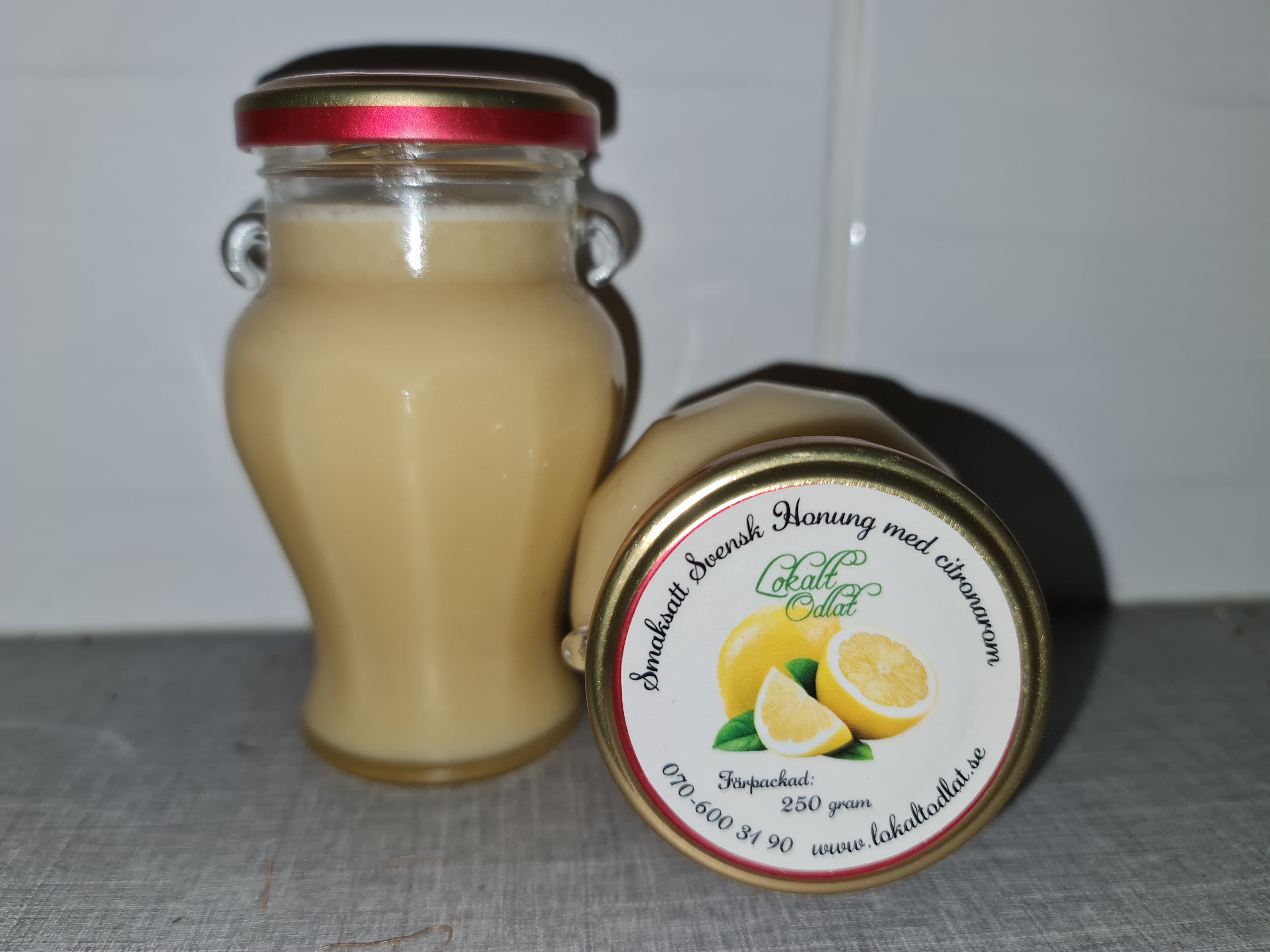 smaksatt honung ingefära Citron 250 gram