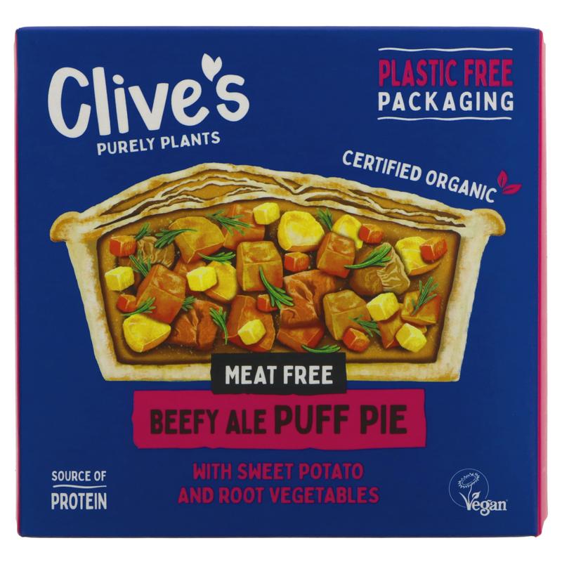 Clive's - Beefy Ale Puff Pie