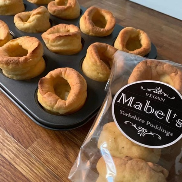 Mabel's Vegan Yorkshire Puddings (Pack of 4) Frozen - BACK END OF JAN 2022!