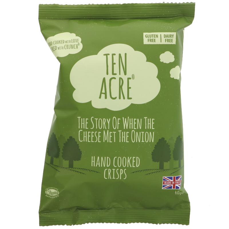 Ten Acre Crisps - Cheese & Onion 40g