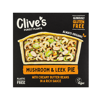 Clive's - Mushroom & Leek Pie Gluten Free