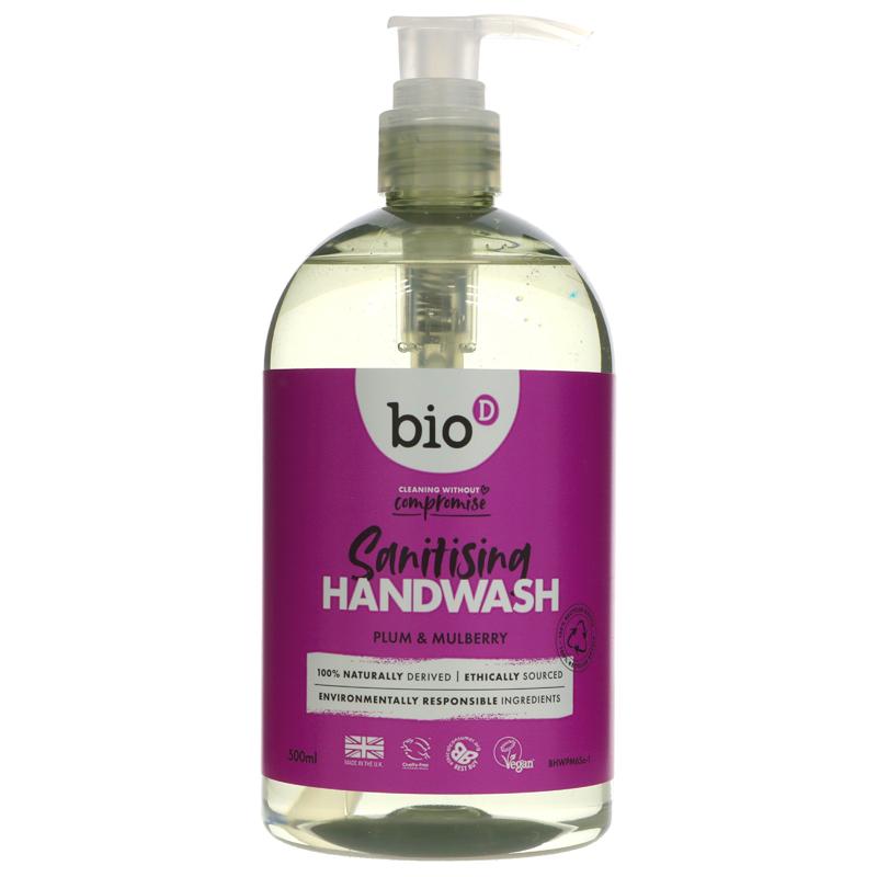 Bio D Sanitising Handwash - Plum & Mulberry