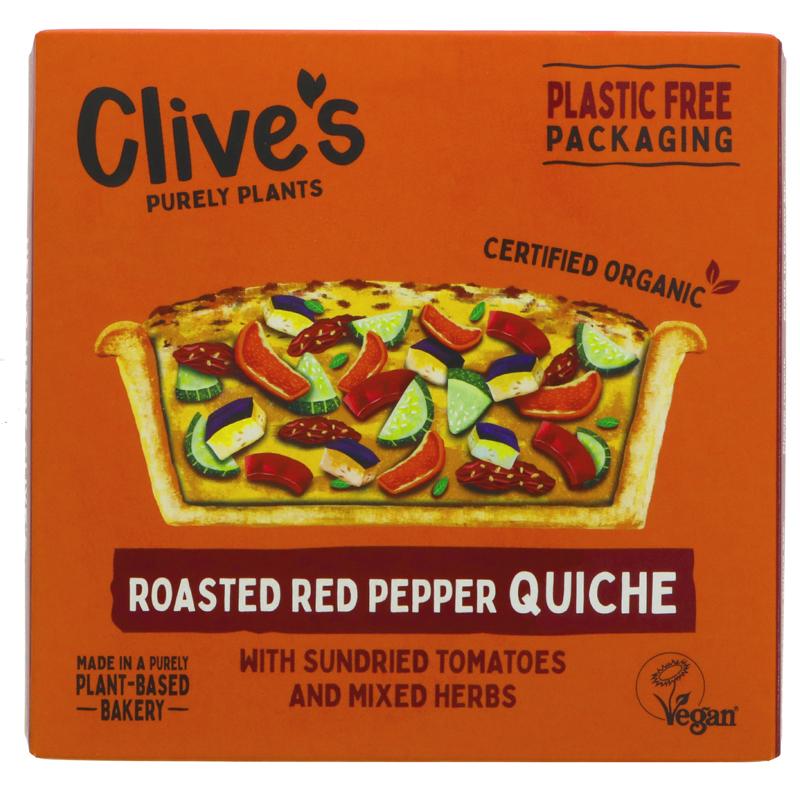 Clive's - Roasted Red Pepper Quiche