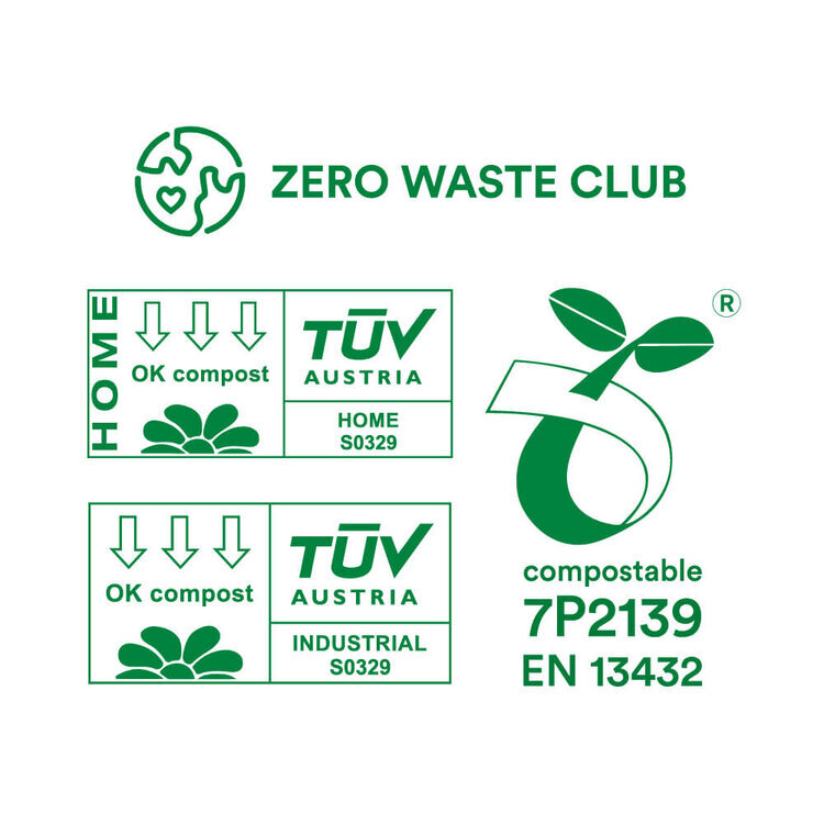 Zero Waste Club - Compostable Food Waste Bags (10l) - Pack of 25