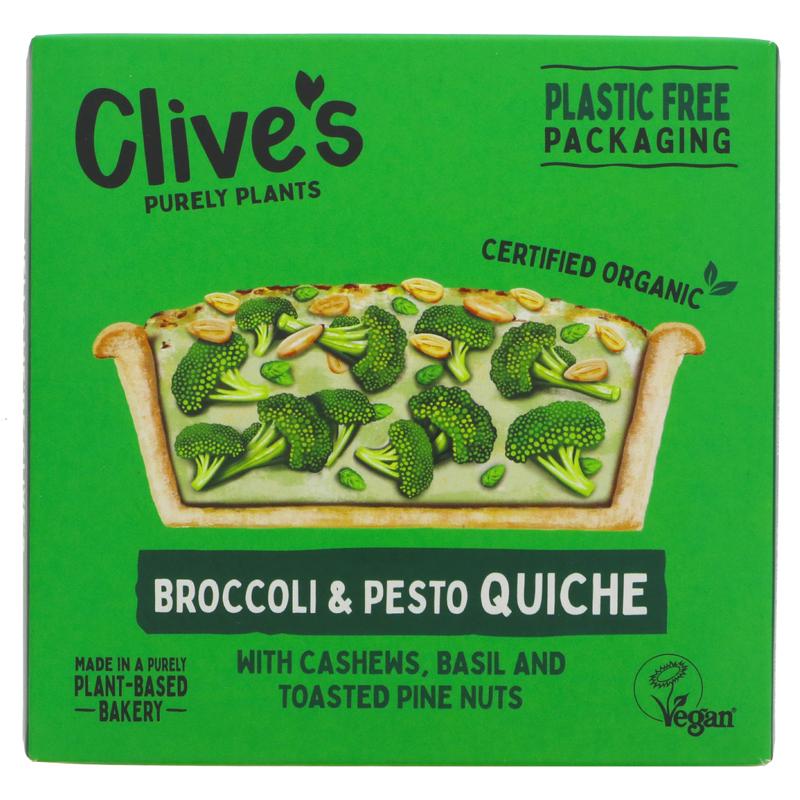 Clive's - Broccoli & Pesto Quiche