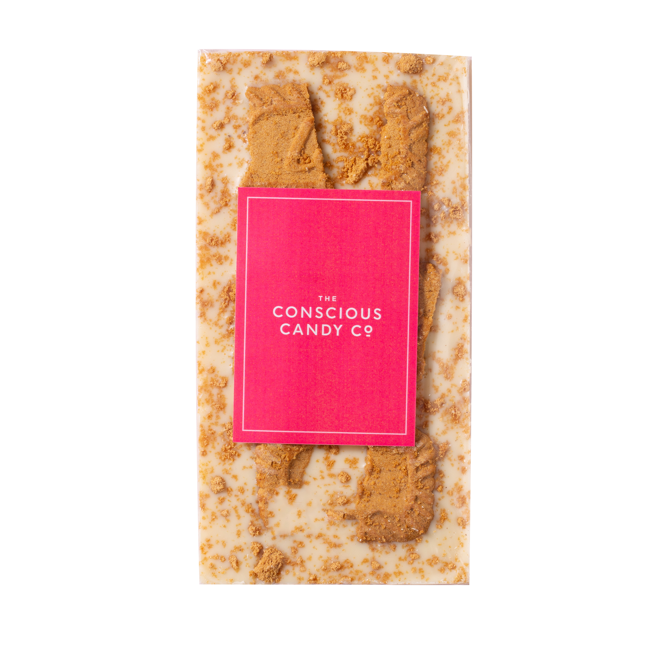 Conscious Candy Co - White Caramelised Biscuit Chocolate Bar