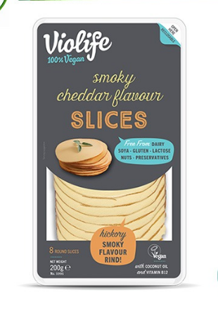 Violife - Smoky Cheddar Flavour Slices (200g)