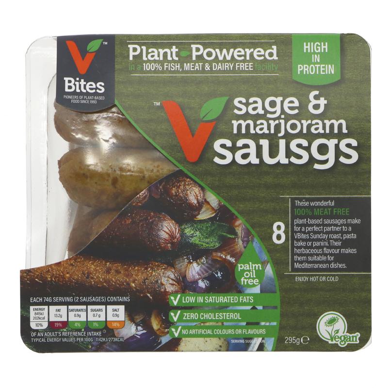 VBites - Sage & Marjoram Sausages