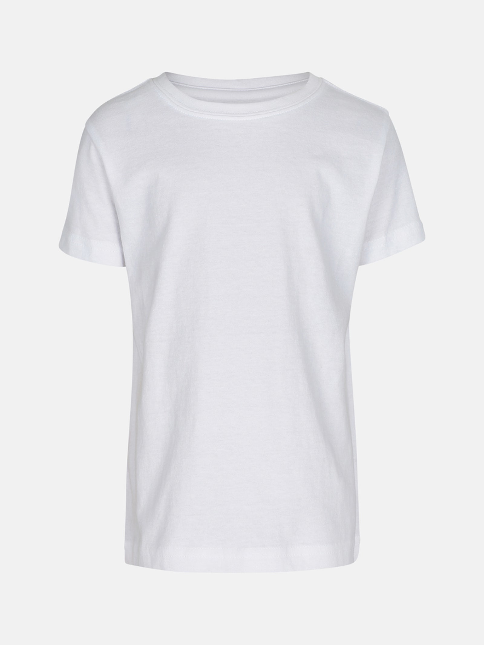 Hvit t-skjorte i 100% bomull