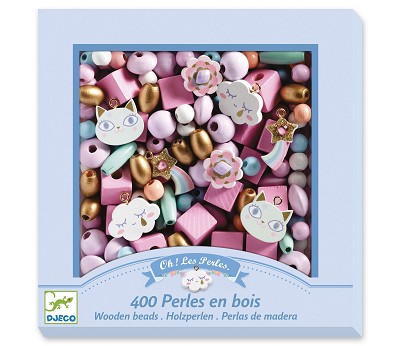 Rosa perler  i tre Rainbow 450 stk Djeco
