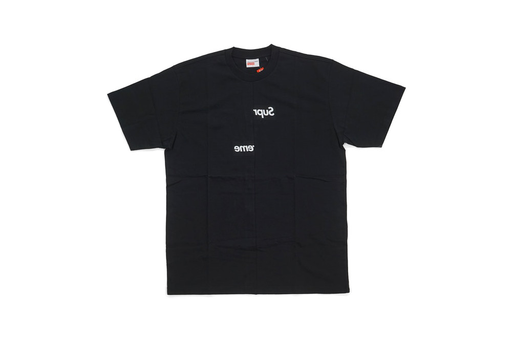 supreme split logo tee