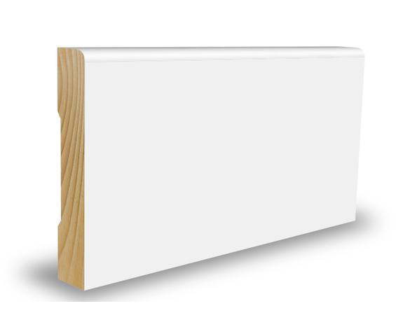 Golvlist furu vit 12x56x4400mm -  | Råneå Bygghandel