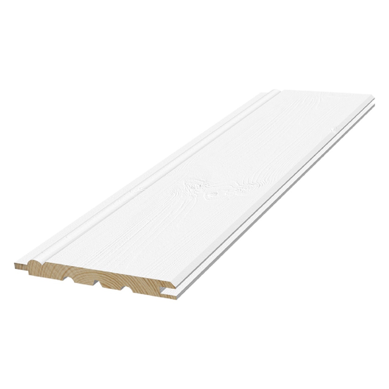 Panel trend pärlspont vit 0502 Målad änds 12x95x3600 8st - Innerpanel | Råneå Bygghandel