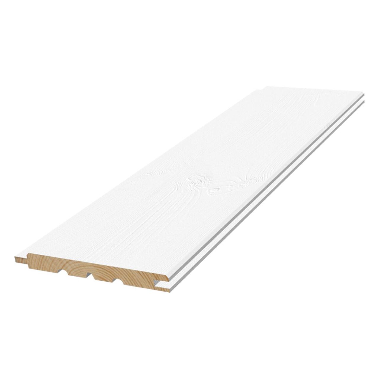 Panel trend fas vit s 0502-y Målad änds 13x120x3600 8st - Innerpanel | Råneå Bygghandel