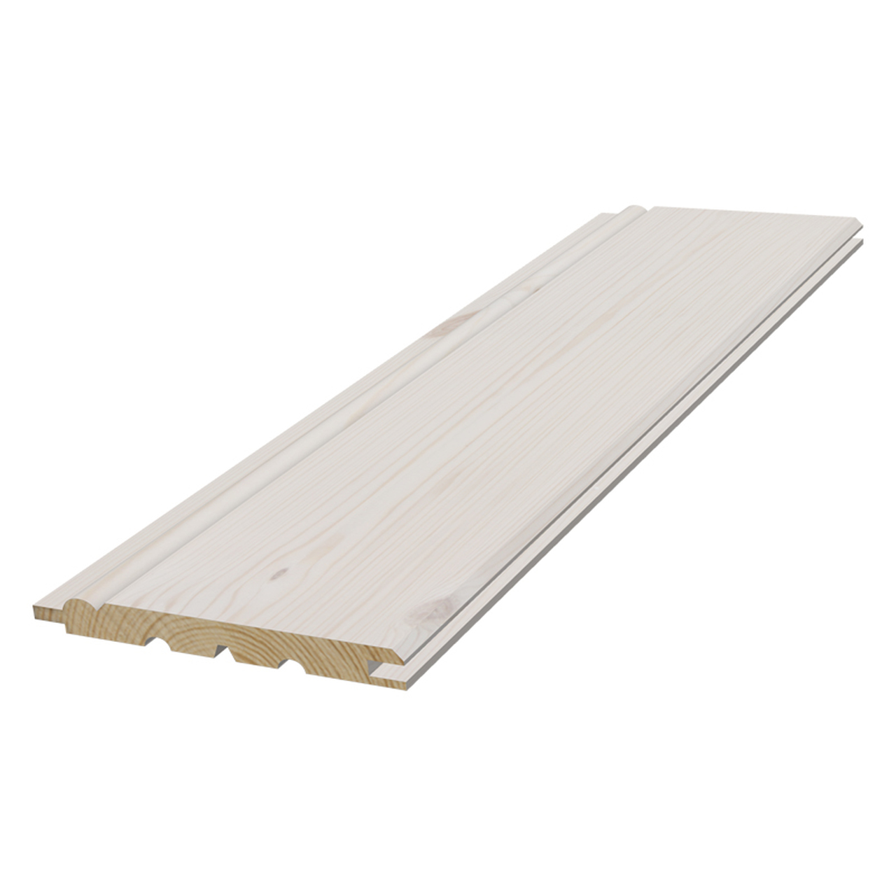 Panel trend pärlspont vitvax Furu 12x095x4200mm - Innerpanel | Råneå Bygghandel