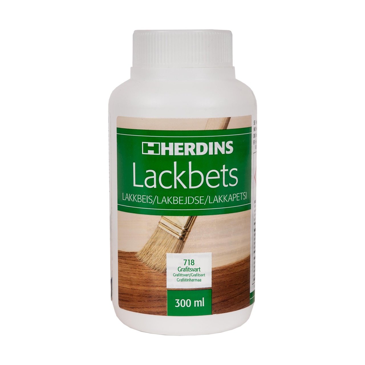 Lackbets 718 Grafitsvart 300 ml