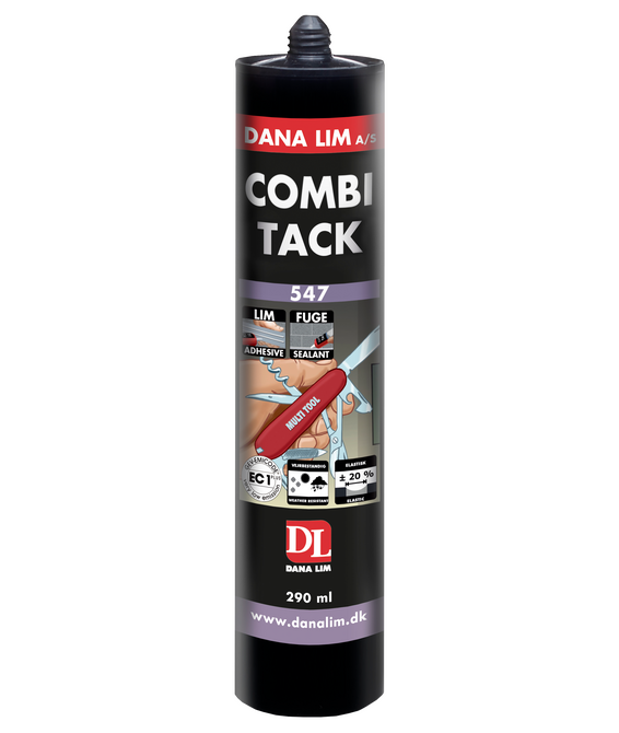 Foglim combi tack 547 svart 290ml -  | Råneå Bygghandel