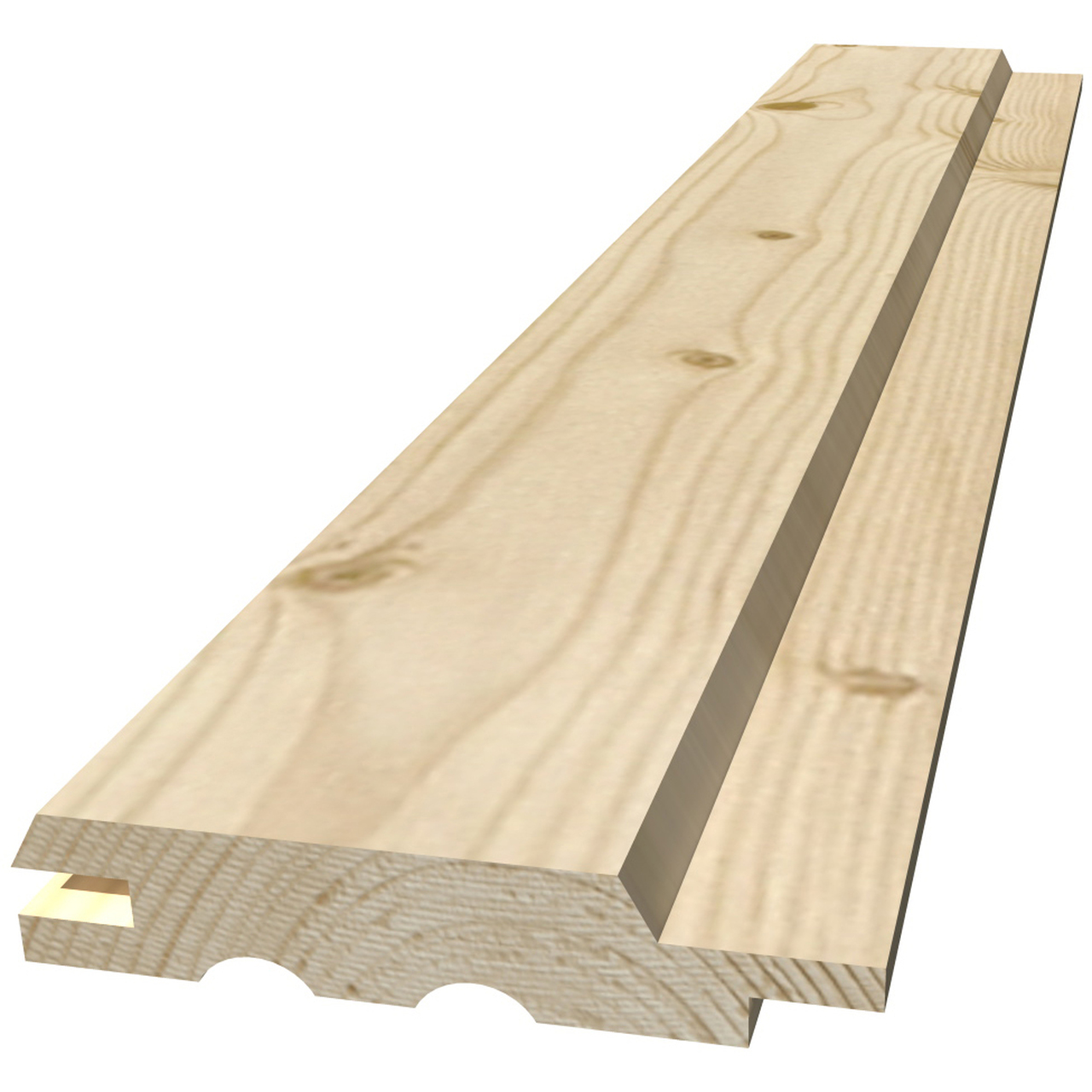 Bastupanel klassisk gran 12x70x2400mm 10st - Innerpanel | Råneå Bygghandel