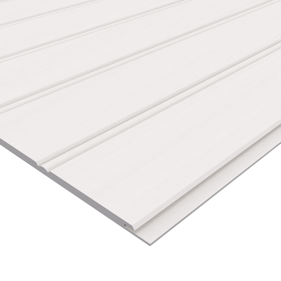 Väggpanel regina pärlspont Dekor vit mdf 6x2435x620 - Invändiga panelbräder | Råneå Bygghandel