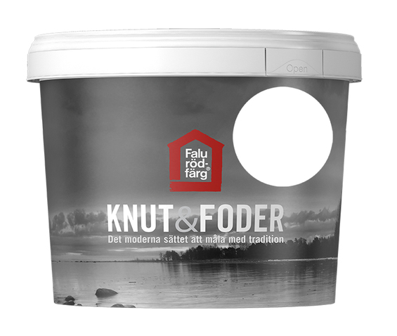 Falu rödfärg knut & foder vit 1l - Färg | Råneå Bygghandel
