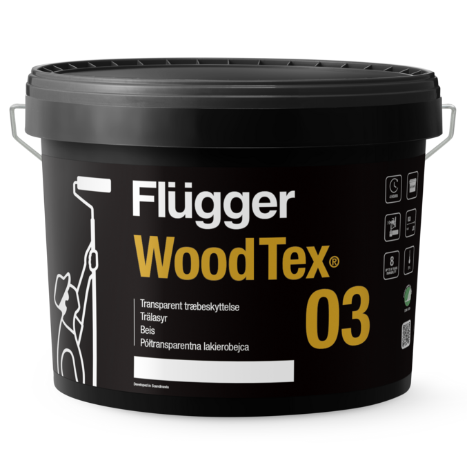 Flügger 03 Wood Tex Bas 10_0,7 L