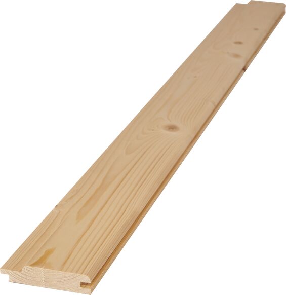 Bastupanel soft gran lp 15x70 - Invändiga panelbräder - Obehandlad | Råneå Bygghandel
