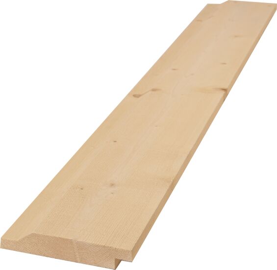 Enkelfas fals g4-2 ändspont Gran 22x120 4,5m - Ytterpanel | Råneå Bygghandel