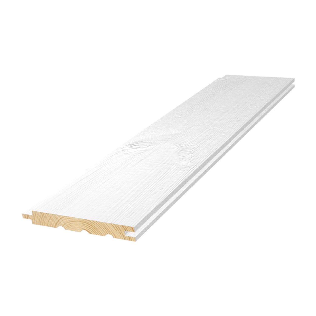 Panel trend slät vit s 0502-y Målad änds 13x120x3900 8st - Innerpanel | Råneå Bygghandel