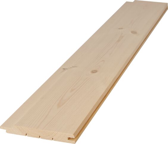 Panel pernille vitlut furu lp 15x120 -  | Råneå Bygghandel