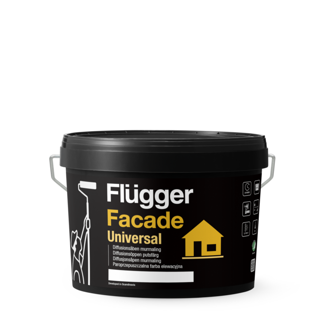 Flügger Facade Zero Vit / Bas 1_2,8 L - Färg | Råneå Bygghandel