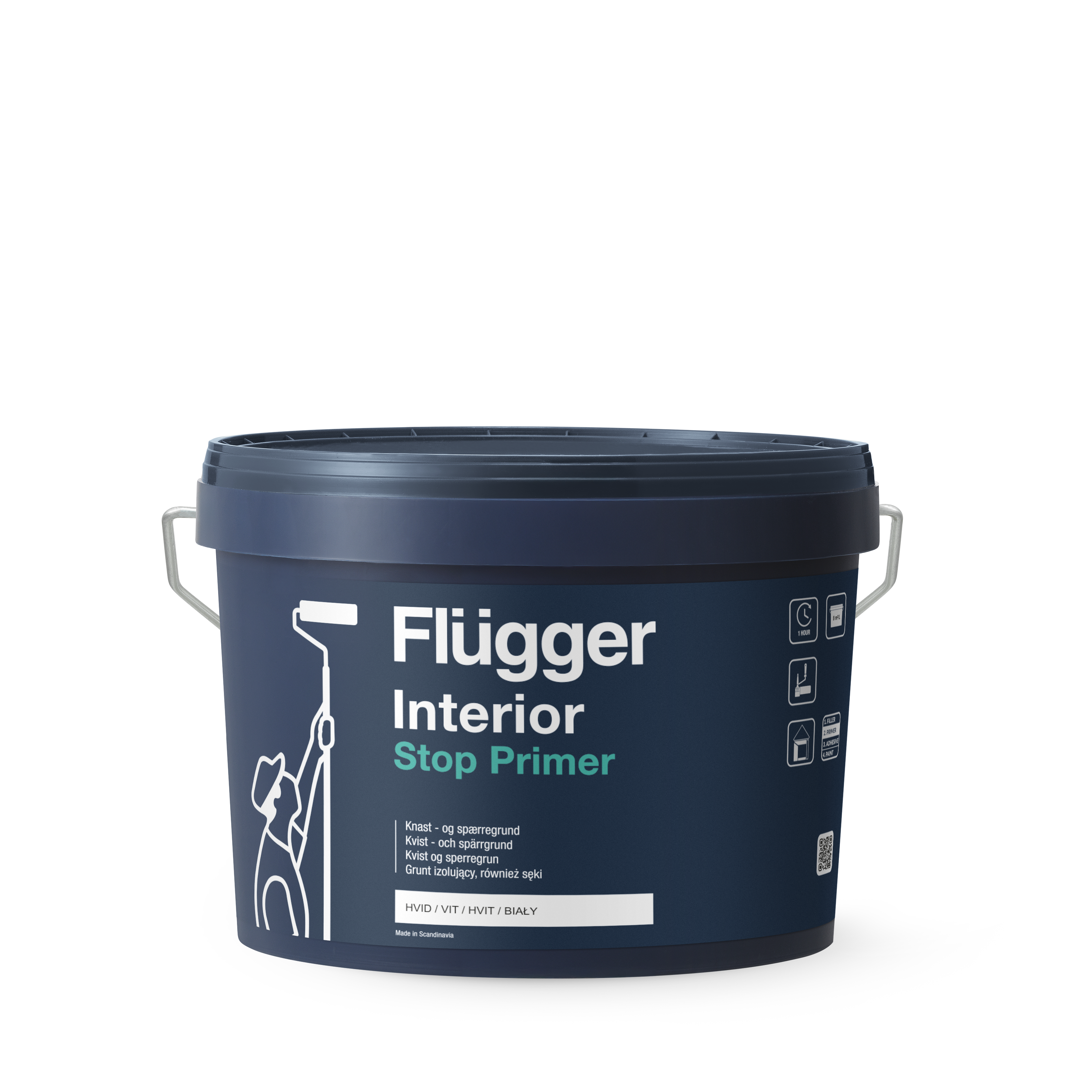 Flügger Interior Stop Primer Vit_3 L - Flügger | Råneå Bygghandel