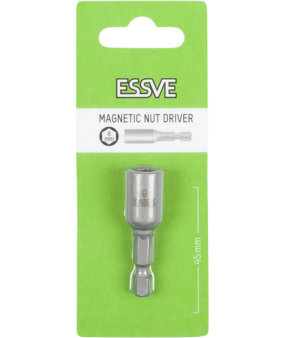 Mutterhylsa magnetisk 8mm 45mm 9980248 - ESSVE Sverige AB | Råneå Bygghandel
