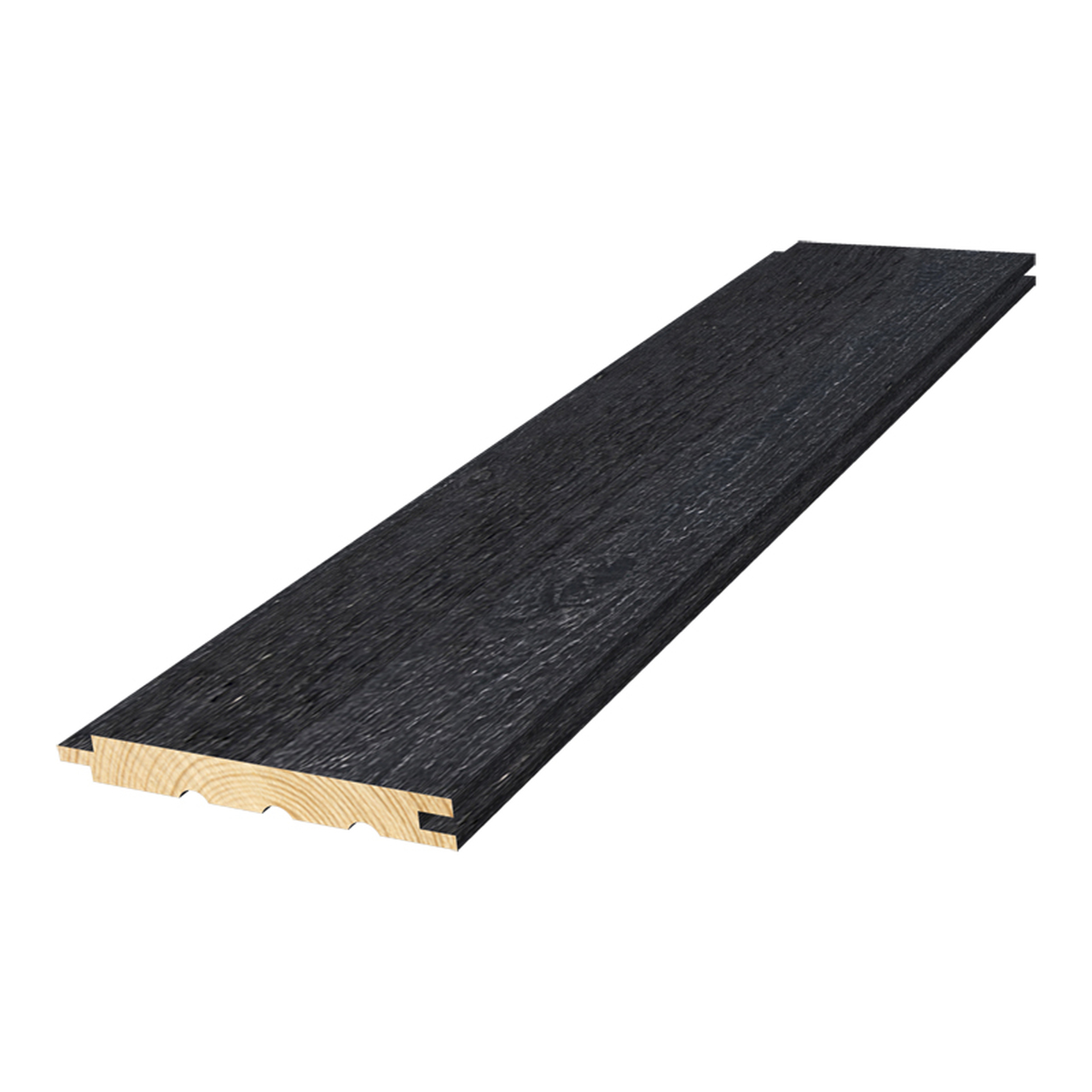 Panel rough titansvart gran 14x120x3600mm - Innerpanel | Råneå Bygghandel