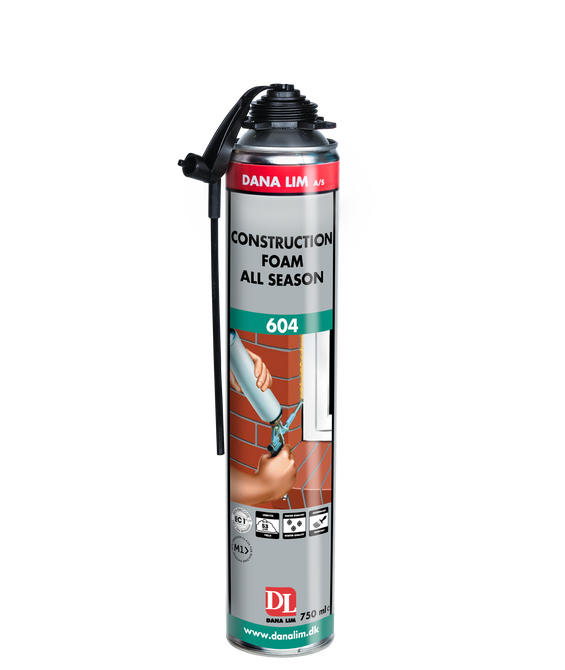 Fogskum construction foam all Season 604 750ml -  | Råneå Bygghandel