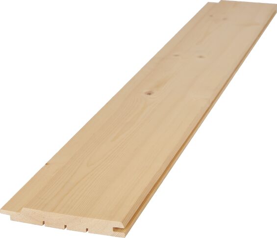 Panel pernille 7 gr gran lp 15x120 - Invändiga panelbräder - Obehandlad | Råneå Bygghandel