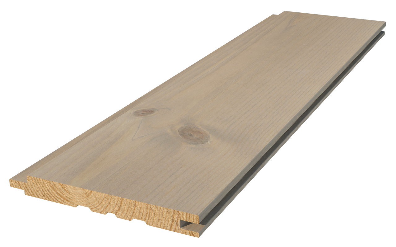 Panel stilla sandbeige betsad Furu 13x120x3300mm 8st - Innerpanel | Råneå Bygghandel