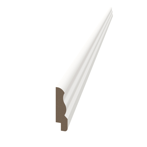 Bröstlist regina allmoge vit s 0502-y 16x56x2440 -  | Råneå Bygghandel