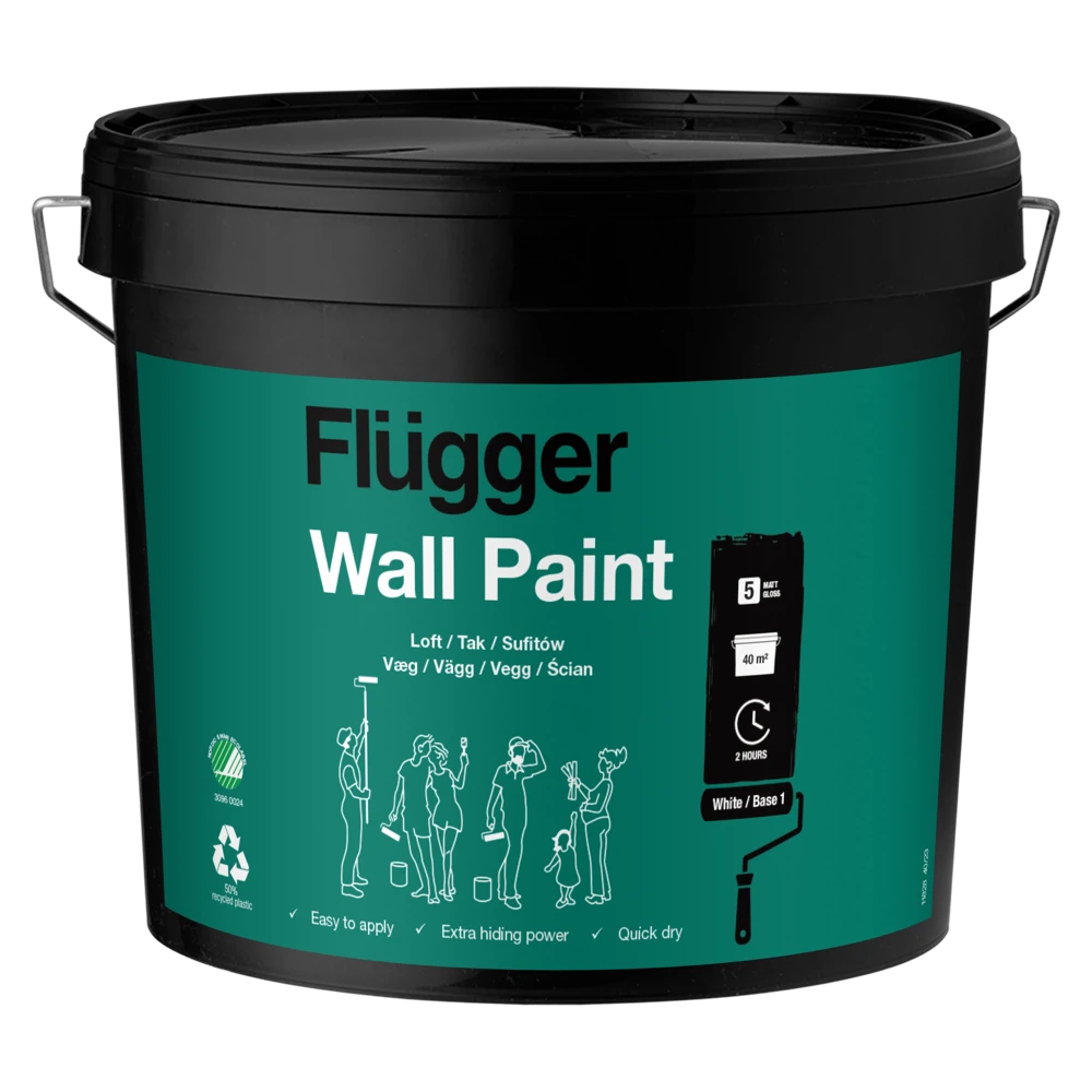 Flügger Flutex Wall Paint 5 - Tak-/väggfärg - Flügger | Råneå Bygghandel
