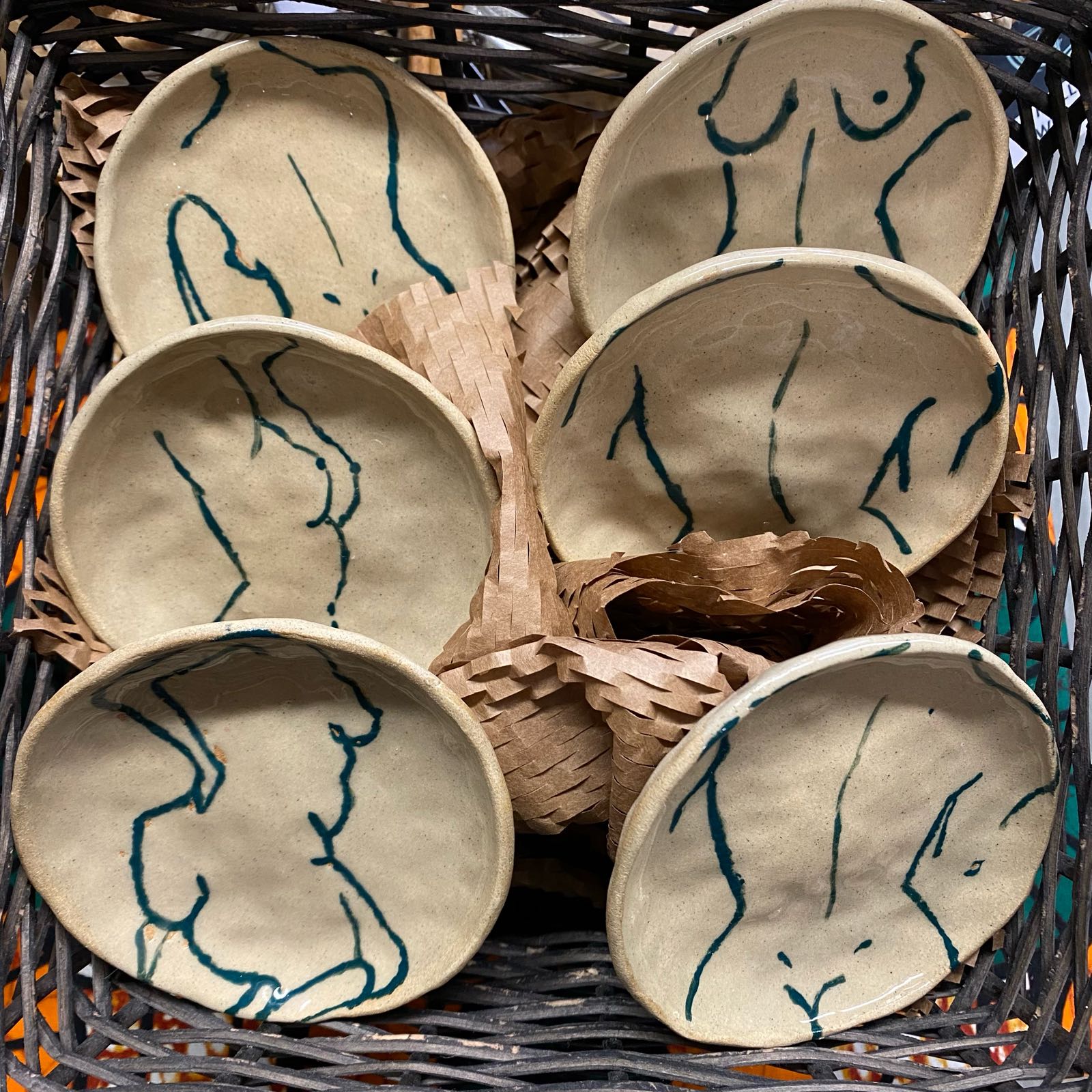 Ceramic Femme Dishes | Handmade by Tash Fry KLA