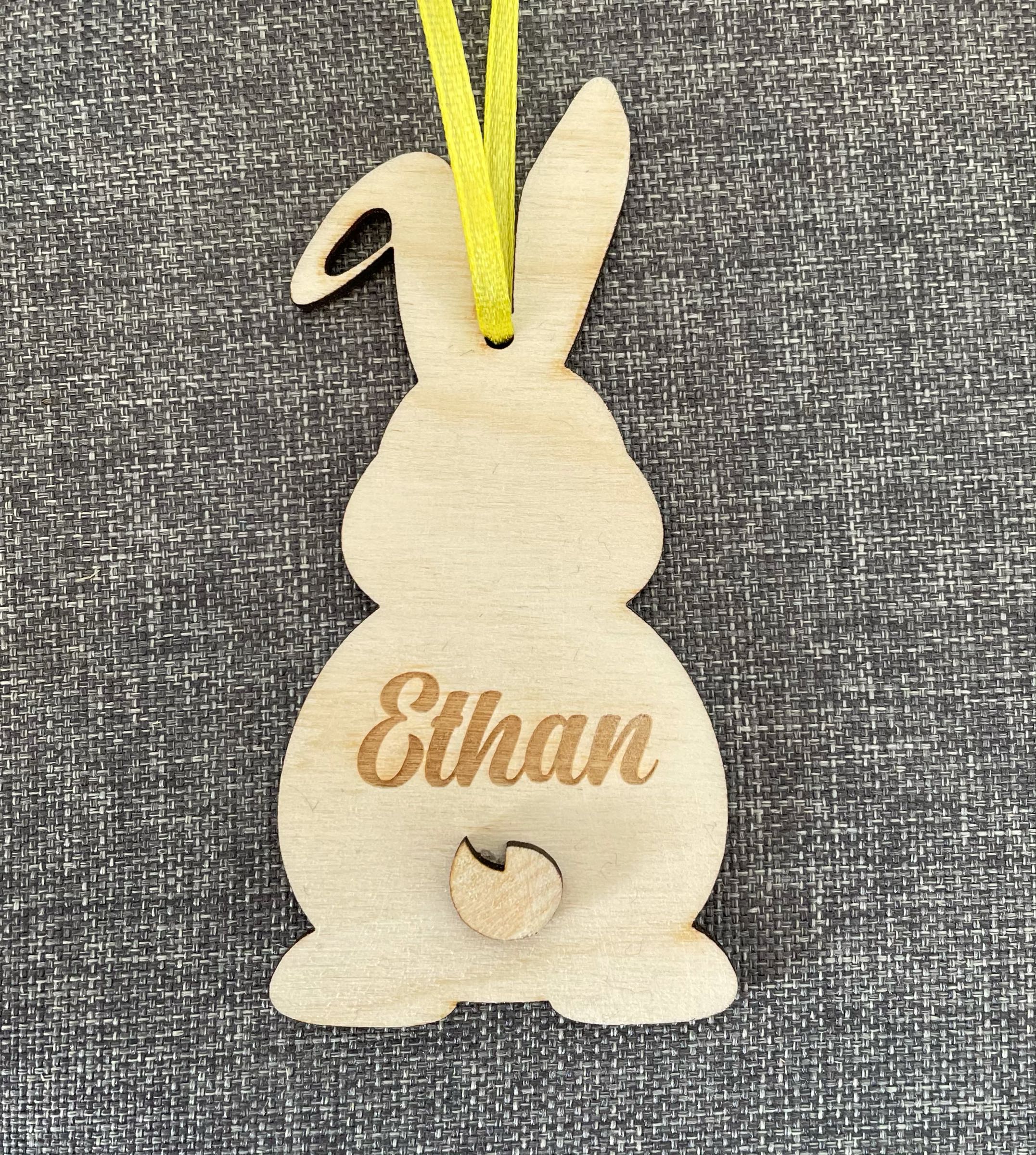 Easter Bunny decoration with tail