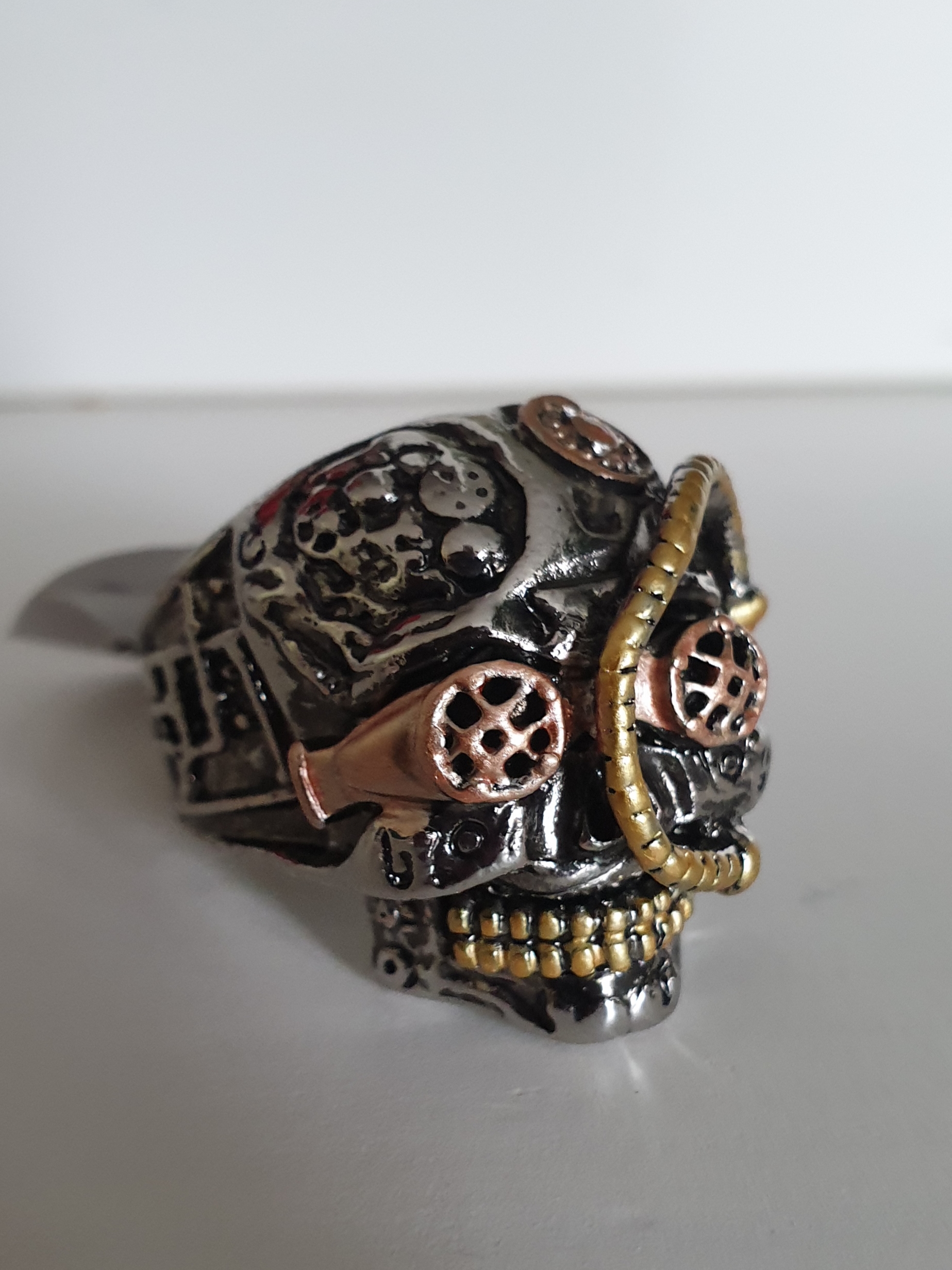 Ring - Steampunk Skull Design