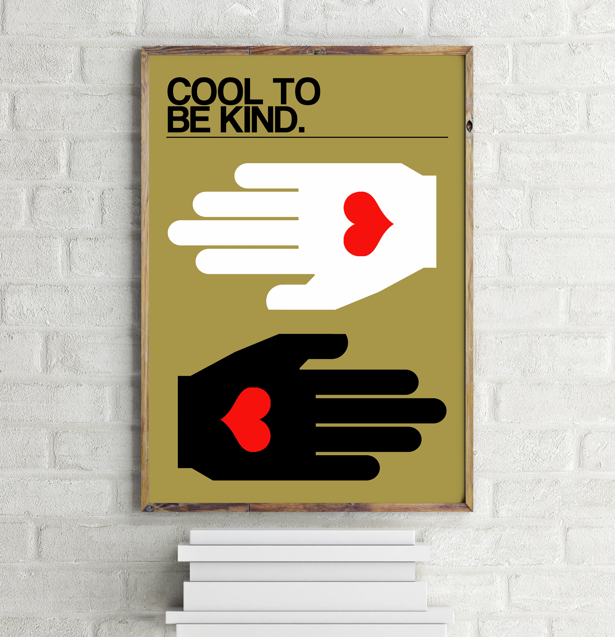Cool To Be Kind A3 Print