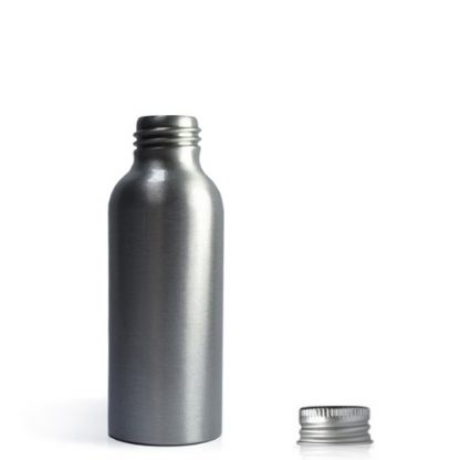 100ml Aluminium Bottle | Various Lids