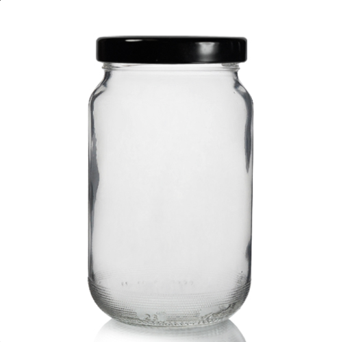 Medium Clear Glass Jar | 370ml