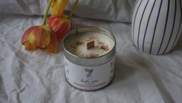 Pear and Freesia Soy Candle | Vegan from Belle Isle Botanicals