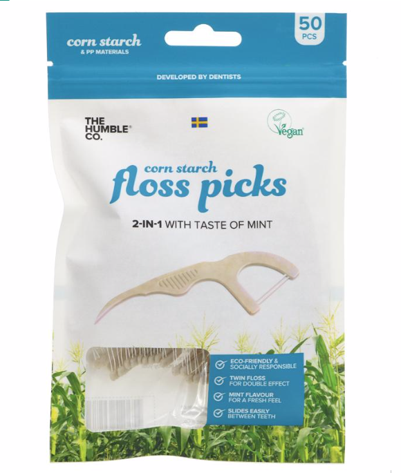 Natural Floss Picks | Humble