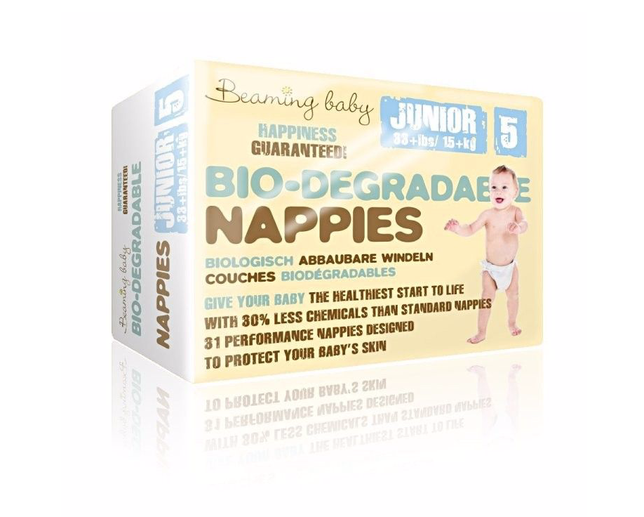 Biodegradable Nappies | Size 5 | Beaming Baby