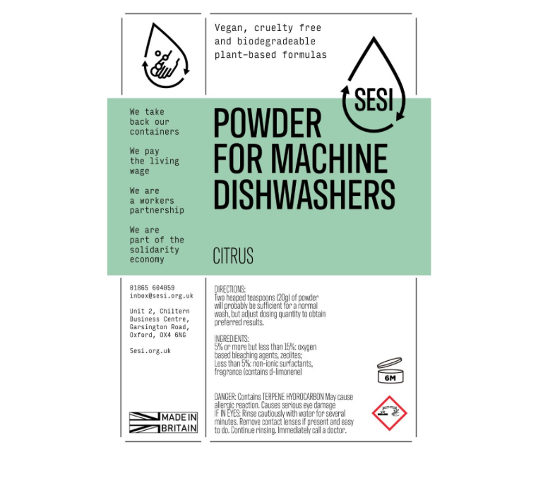 Dishwasher Powder | Sesi