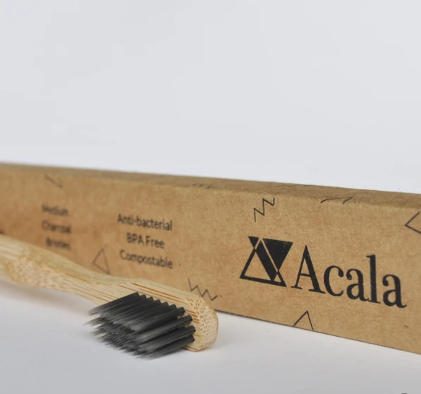 Adult Toothbrush Charcoal Bristles | Acala