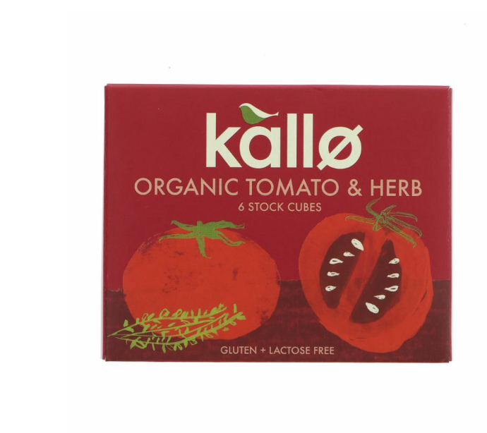 GF Tomato & Herb Stock Cubes | Organic & Vegan from Kallo